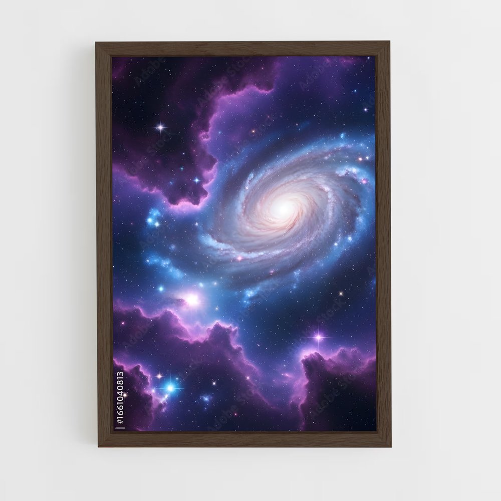 Poster Éblouissante spirale galactique (vue 5)